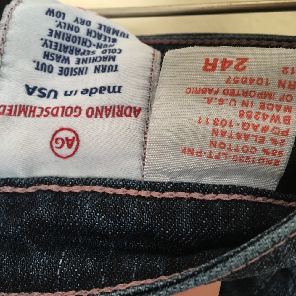 AG | The Capri Medium Wash Distressed Jeans | 24R - Picture 2 of 7